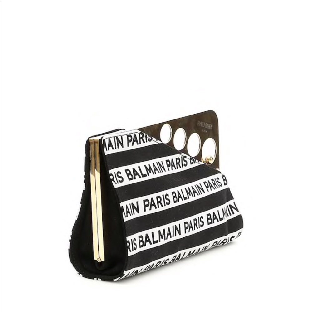 balmain logo clutch - Picture 3 of 5